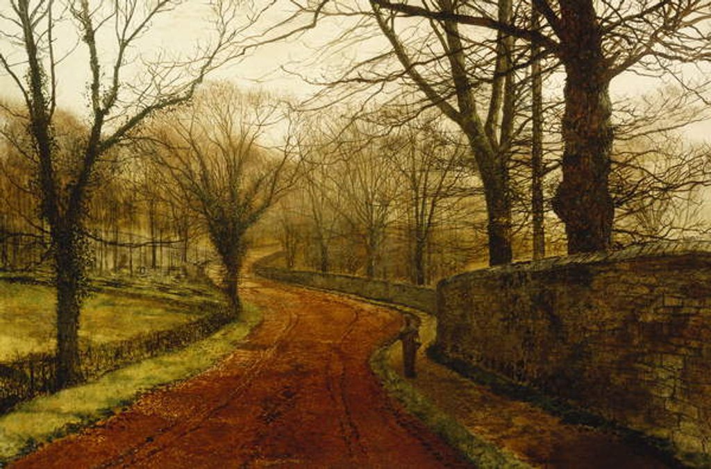 Detail of Stapleton Park, Pontefract, 1877 by John Atkinson Grimshaw
