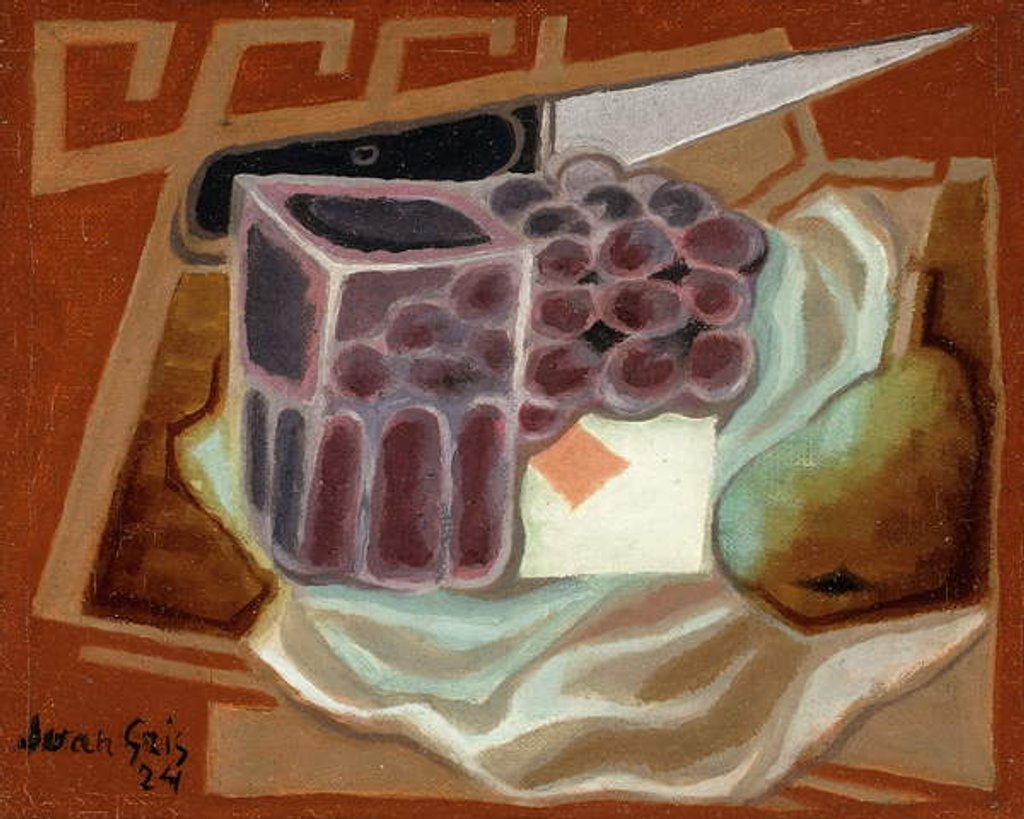 Detail of Ace of Diamonds; L'as de Carreau, 1924 by Juan Gris