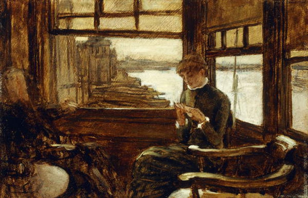 Detail of Study for the Prodigal Son in Modern Life: The Departure, c.1881 by James Jacques Joseph Tissot