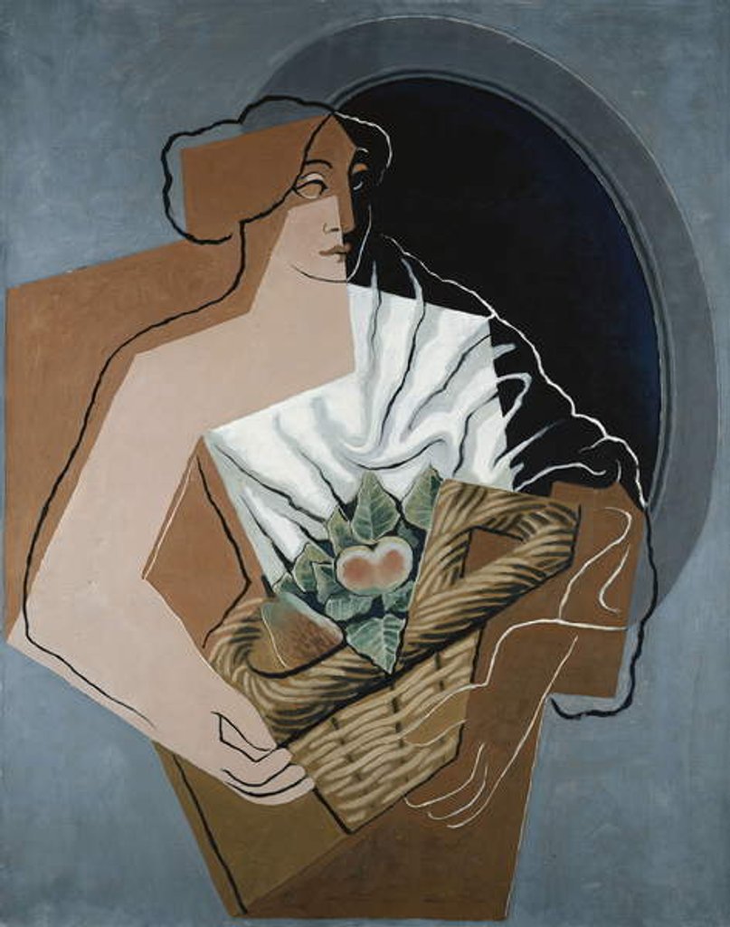 Detail of Woman with Basket; La Femme au Panier, 1927 by Juan Gris