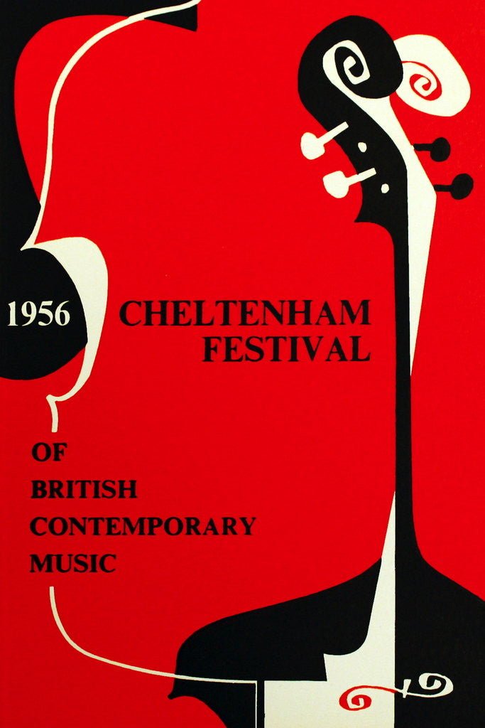 Detail of 1956 Cheltenham Music Festival Programme Cover by Cheltenham Festivals