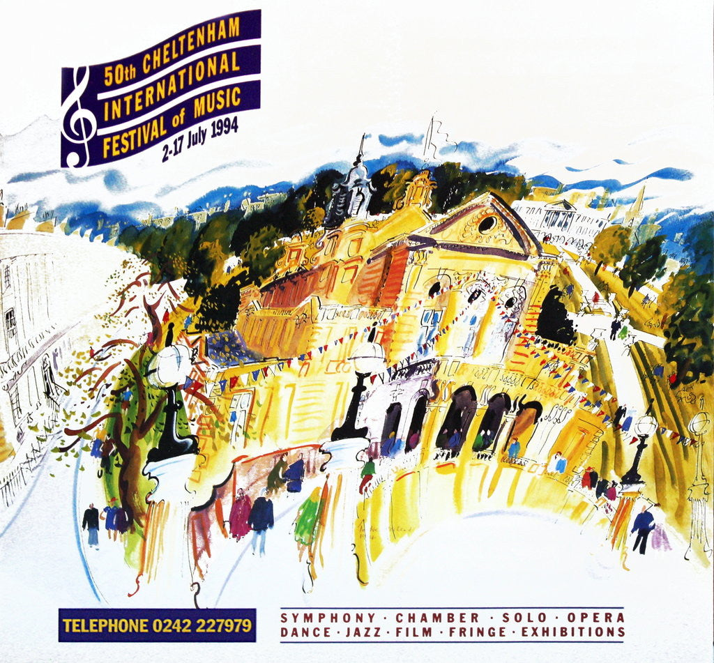 Detail of 1994 Cheltenham Music Festival Programme Cover by Cheltenham Festivals