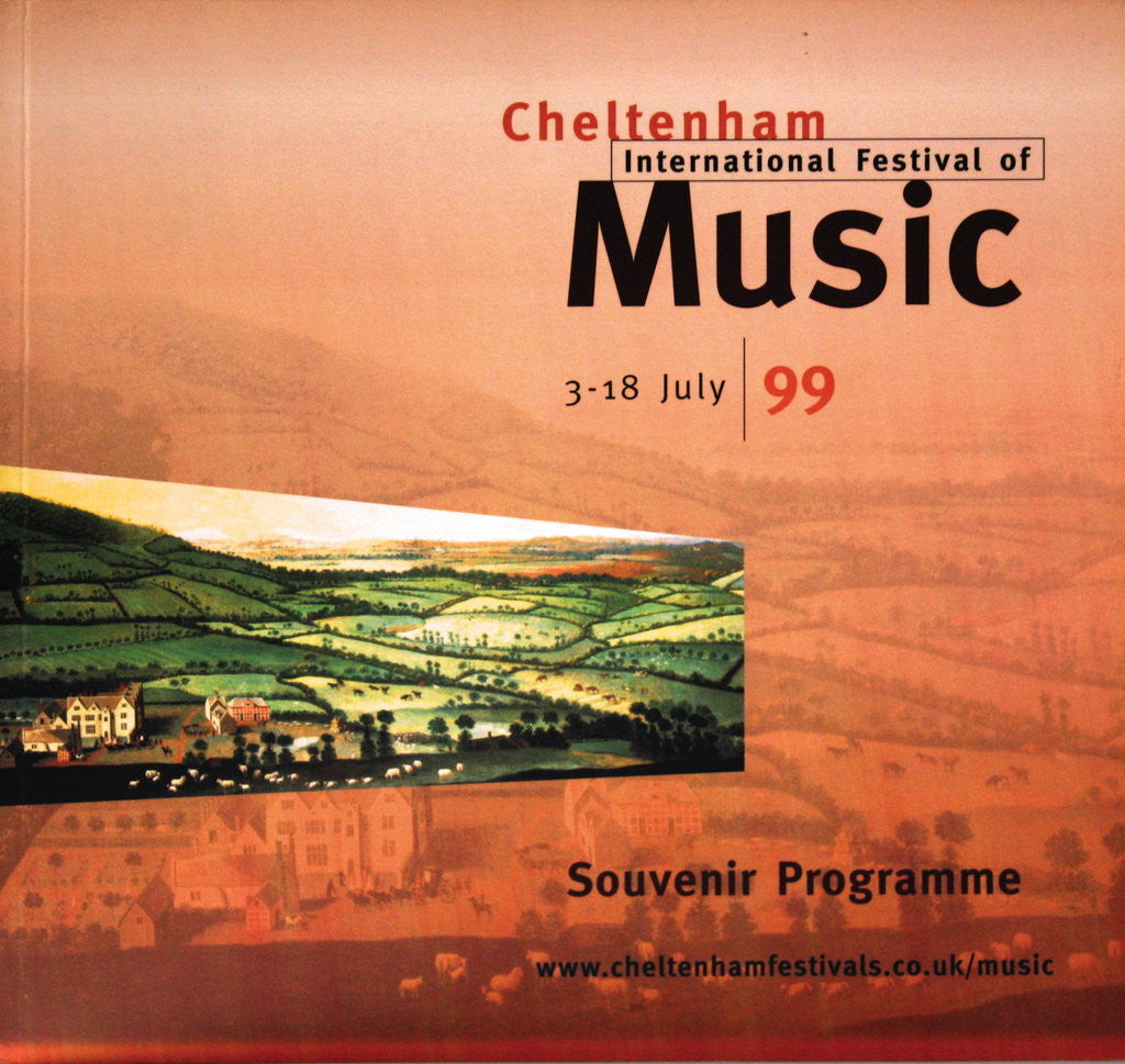 Detail of 1999 Cheltenham Music Festival Programme Cover by Cheltenham Festivals