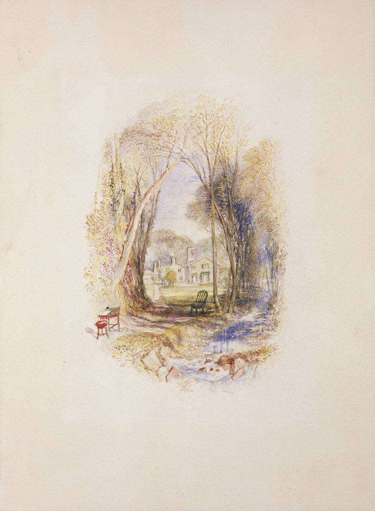 Detail of Chiefswood Cottage at Abbotsford by Joseph Mallord William Turner