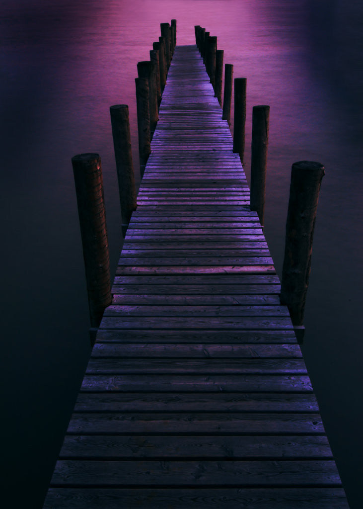 Detail of Dark pier by Ricardo Demurez