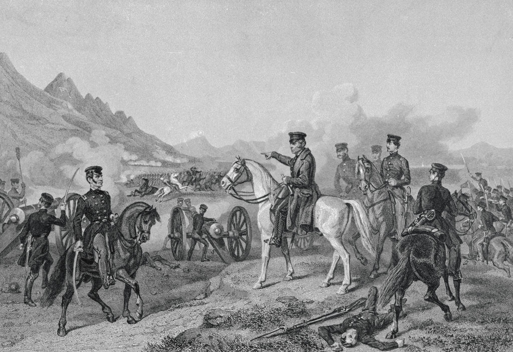 Detail of Mexican War by Corbis
