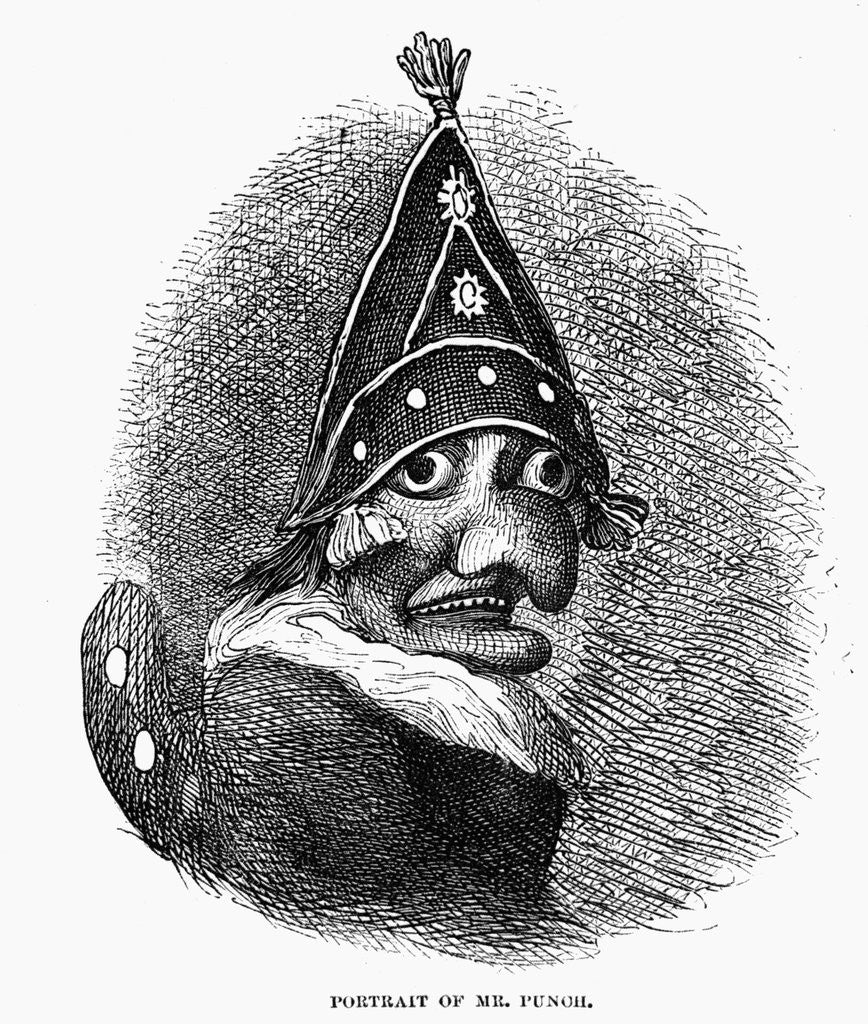 Detail of Portrait Of Mr. Punch Puppet by Corbis