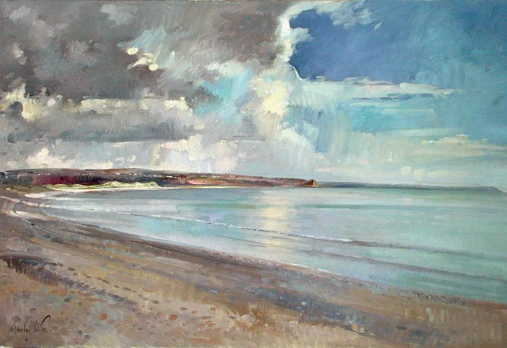Detail of Reflected Clouds, Oxwich Beach by Timothy Easton