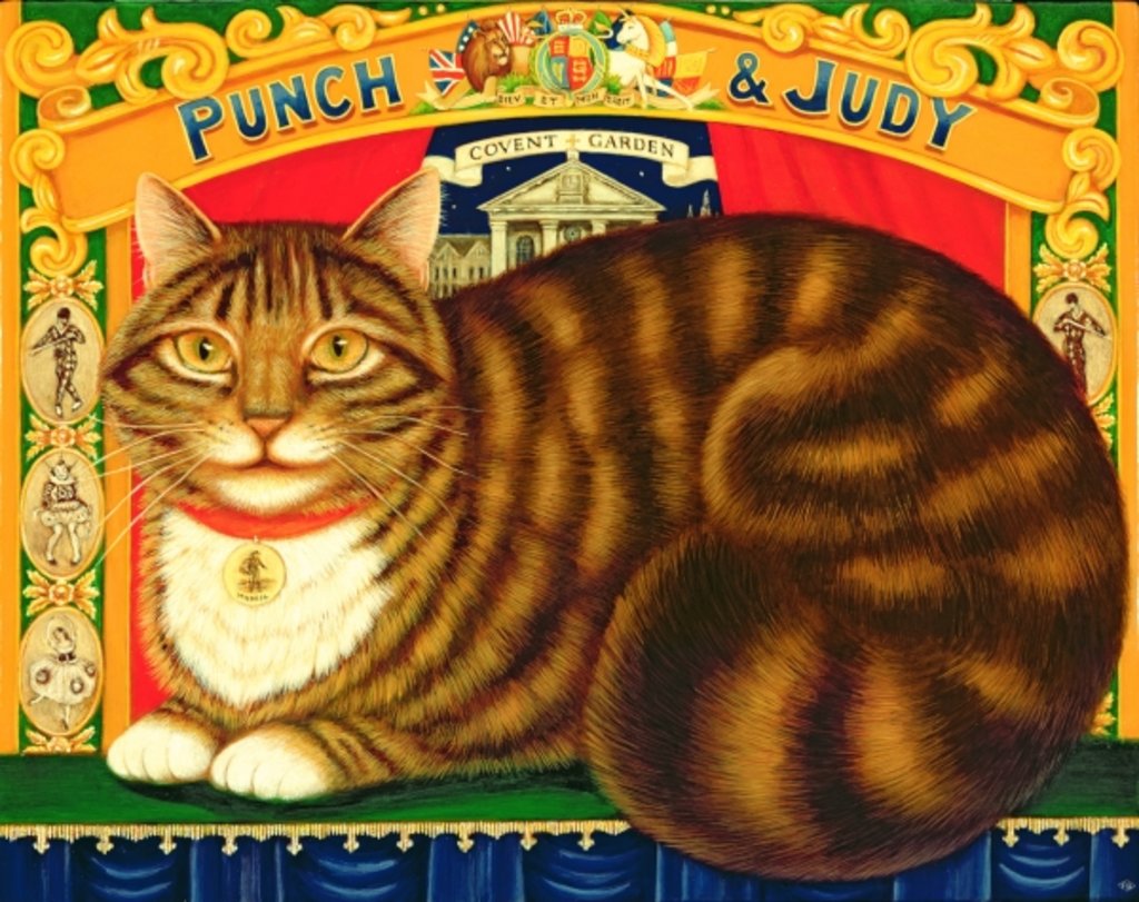 Detail of Muffin, The Covent Garden Cat, 1996 by Frances Broomfield