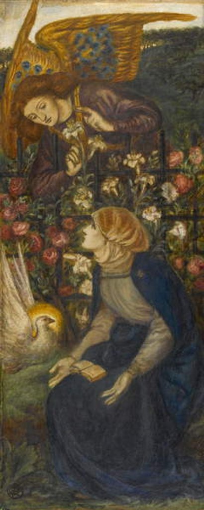 Detail of The Annunciation, 1861 by Dante Gabriel Charles Rossetti