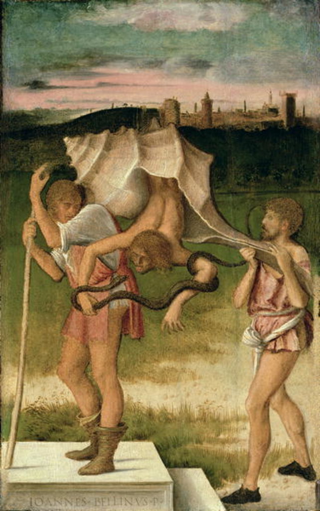 Detail of Allegory of Wisdom by Giovanni Bellini