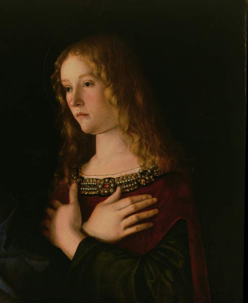 Detail of Mary Magdalene by Giovanni Bellini
