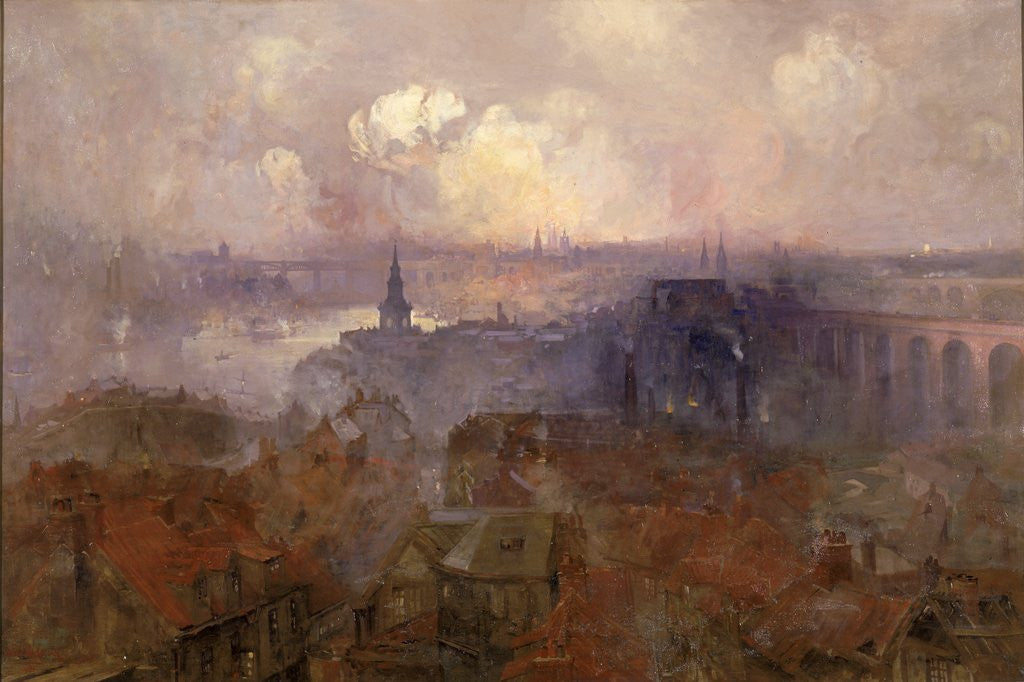 Detail of Newcastle upon Tyne from the East by Niels Møller Lund