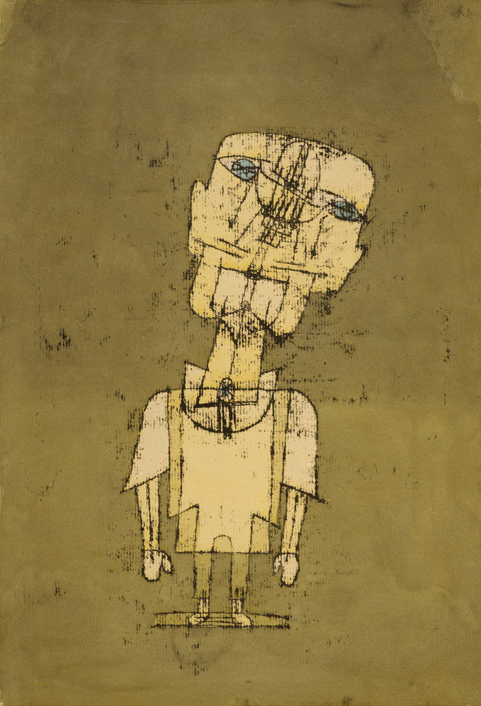 Detail of Gespenst eines Genies, no. 10 [Ghost of a Genius] by Paul Klee