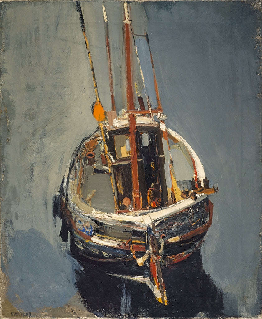 Detail of Seine Boat by Joan Eardley