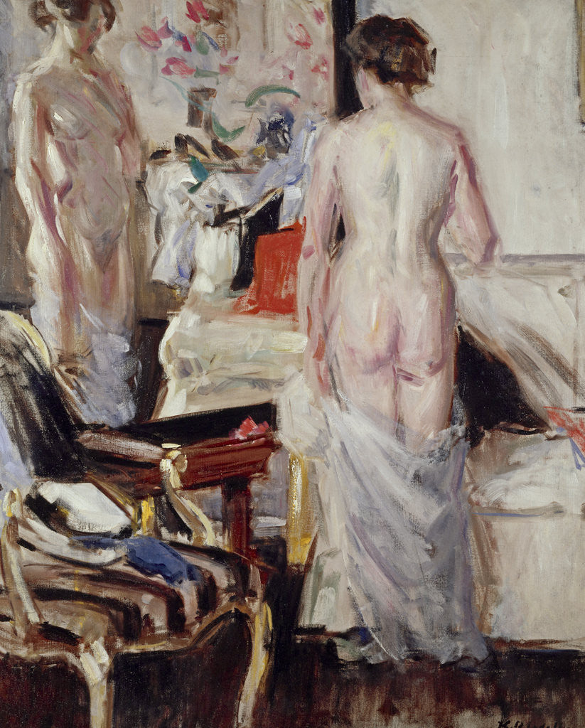 Detail of The Model by Francis Campbell Boileau Cadell