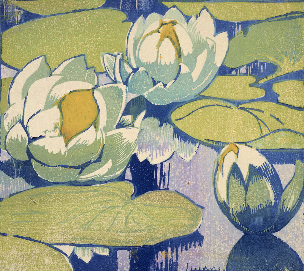 Detail of Water Lilies by Mabel Royds