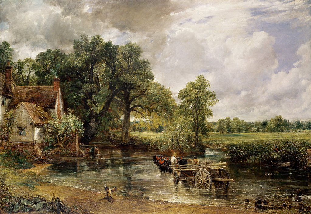 Detail of The Hay Wain by John Constable