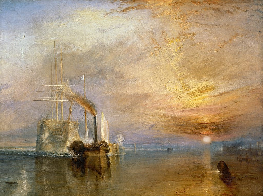 Detail of The Fighting Temeraire by Joseph Mallord William Turner