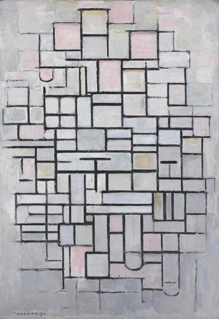Detail of Composition No. IV, 1914 by Piet Mondrian