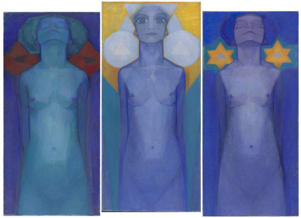 Detail of Evolution, c.1911 by Piet Mondrian