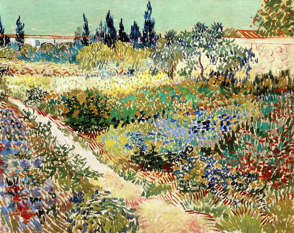 Detail of The Garden at Arles, 1888 by Vincent van Gogh