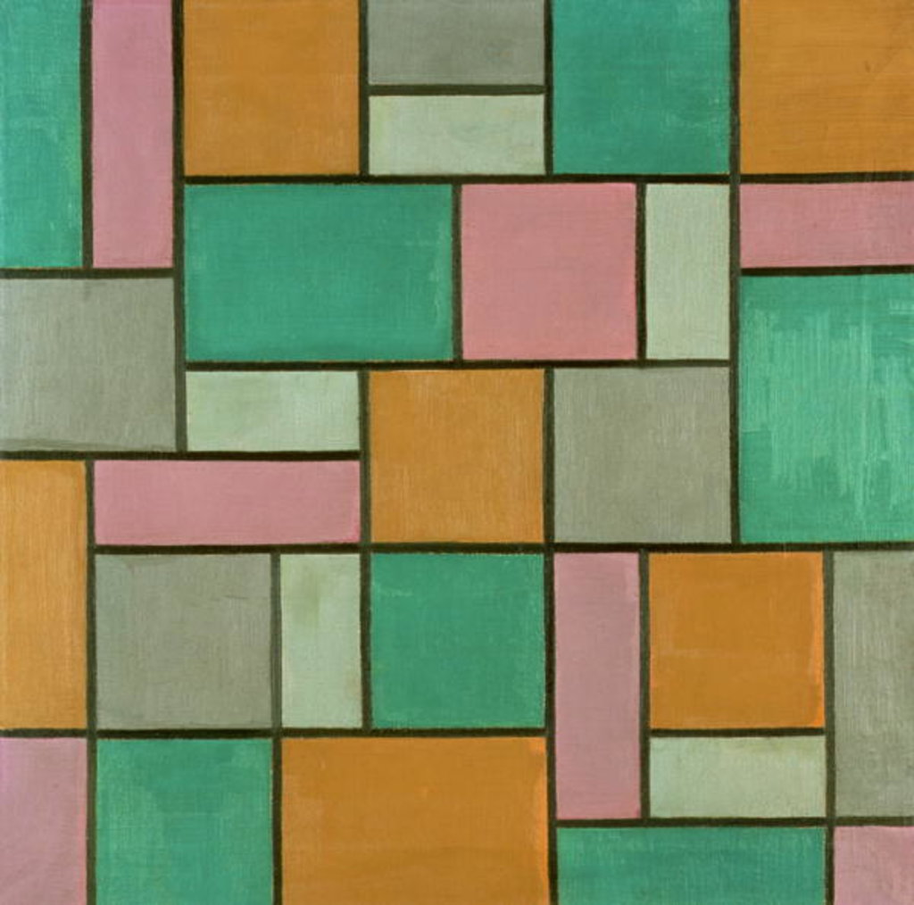 Detail of Composition 17, 1919 by Theo van Doesburg