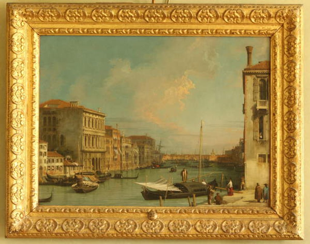 Detail of View on the Grand Canal, Venice by Canaletto