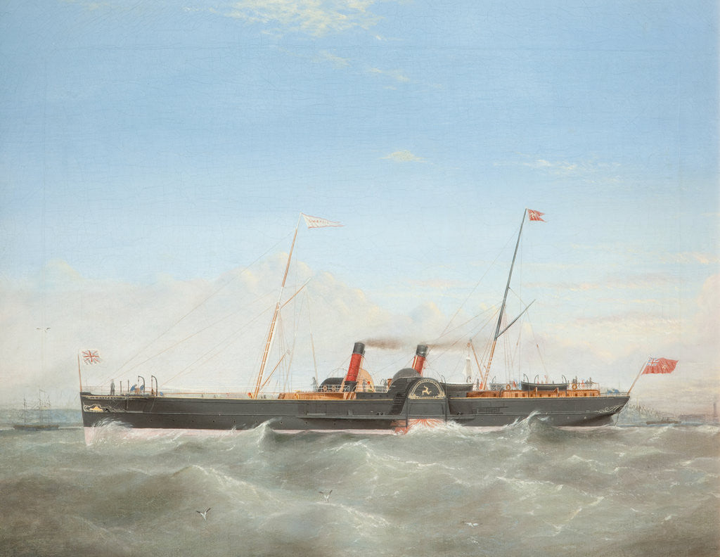 Detail of Paddle Steamer 'Snaefell' by unknown