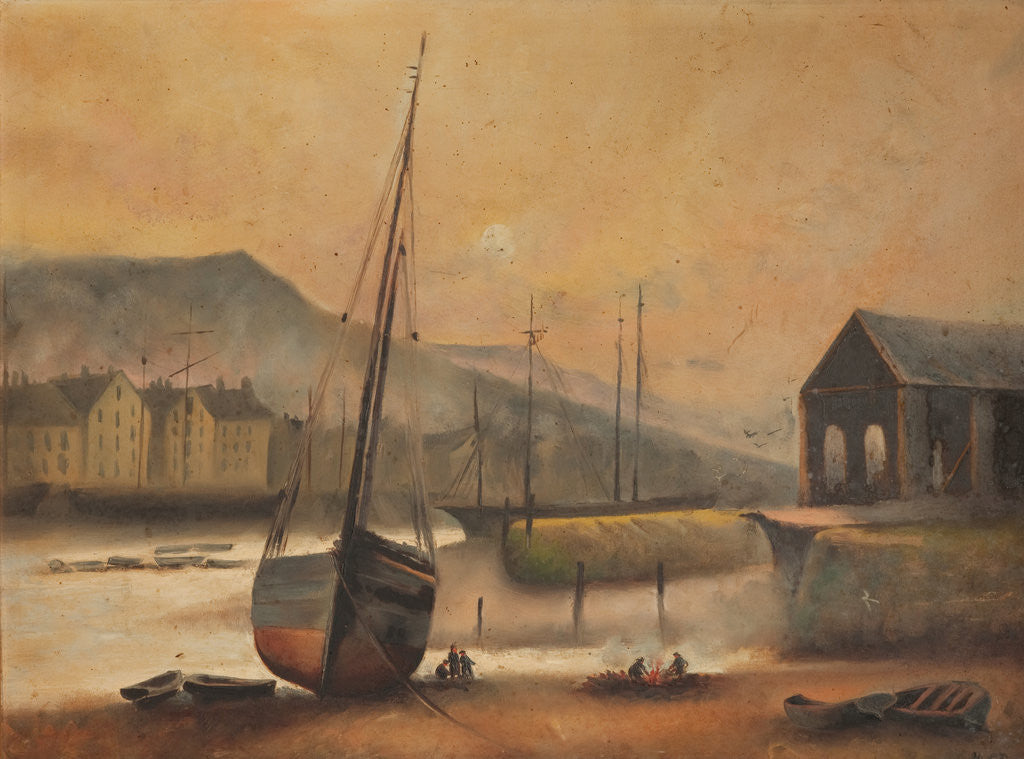 Detail of Ramsey Harbour and Quay by Anonymous
