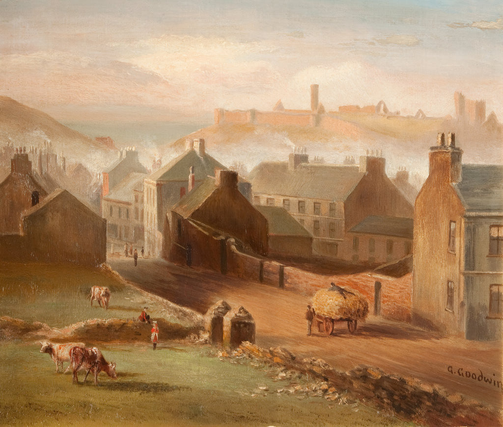 Detail of Derby Road, Peel by George Goodwin