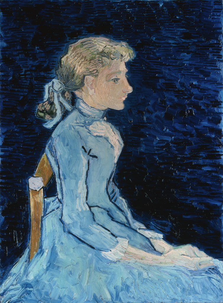 Detail of Adeline Ravoux by Vincent Van Gogh