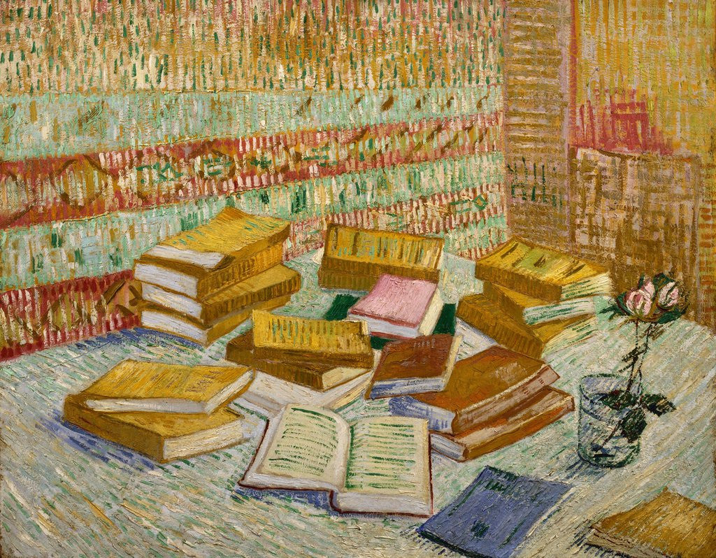 Detail of The Parisian Novels (The Yellow Books) by Vincent Van Gogh