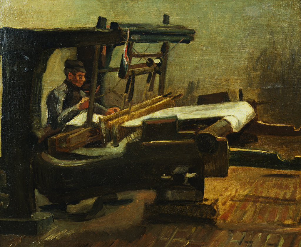 Detail of Weaver Facing Right by Vincent Van Gogh