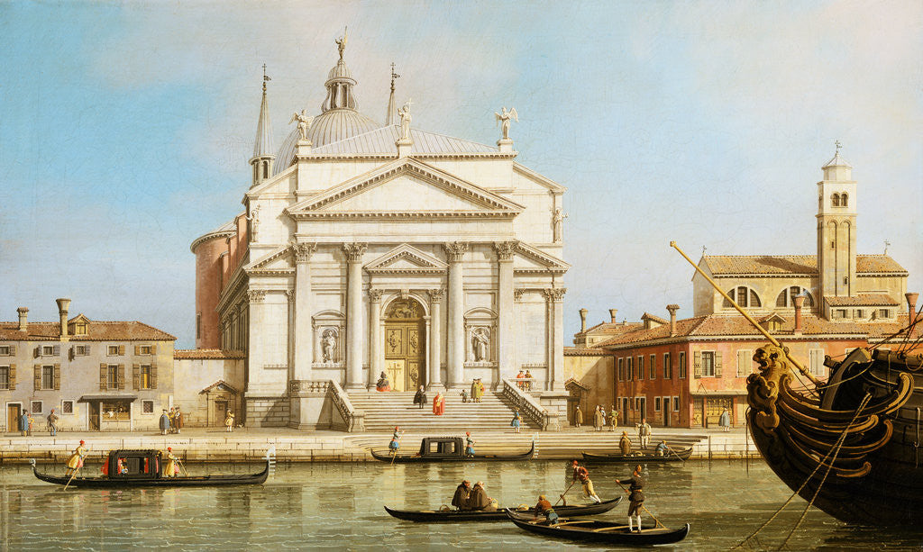 Detail of The Redentore Viewed from the Giudecca Canal by Canaletto