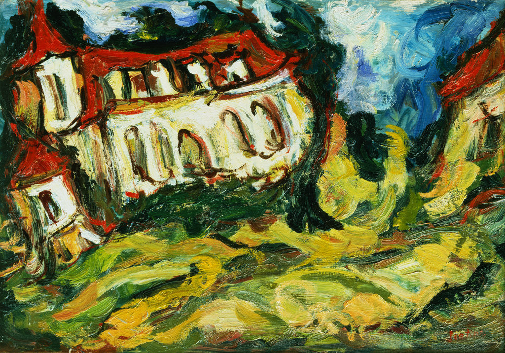 Detail of House at Oiseme by Chaim Soutine