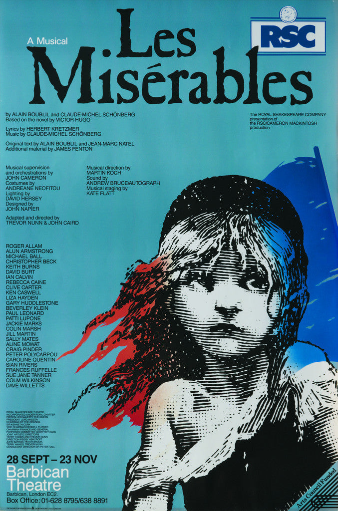 Detail of Les Miserables, 1985 by Trevor Nunn