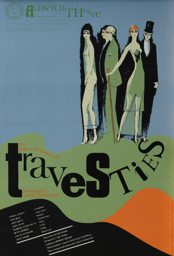 Detail of Travesties, 1974 by Peter Wood