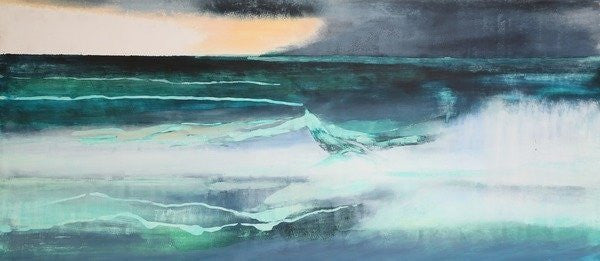 Detail of Seascape by Lou Gibbs