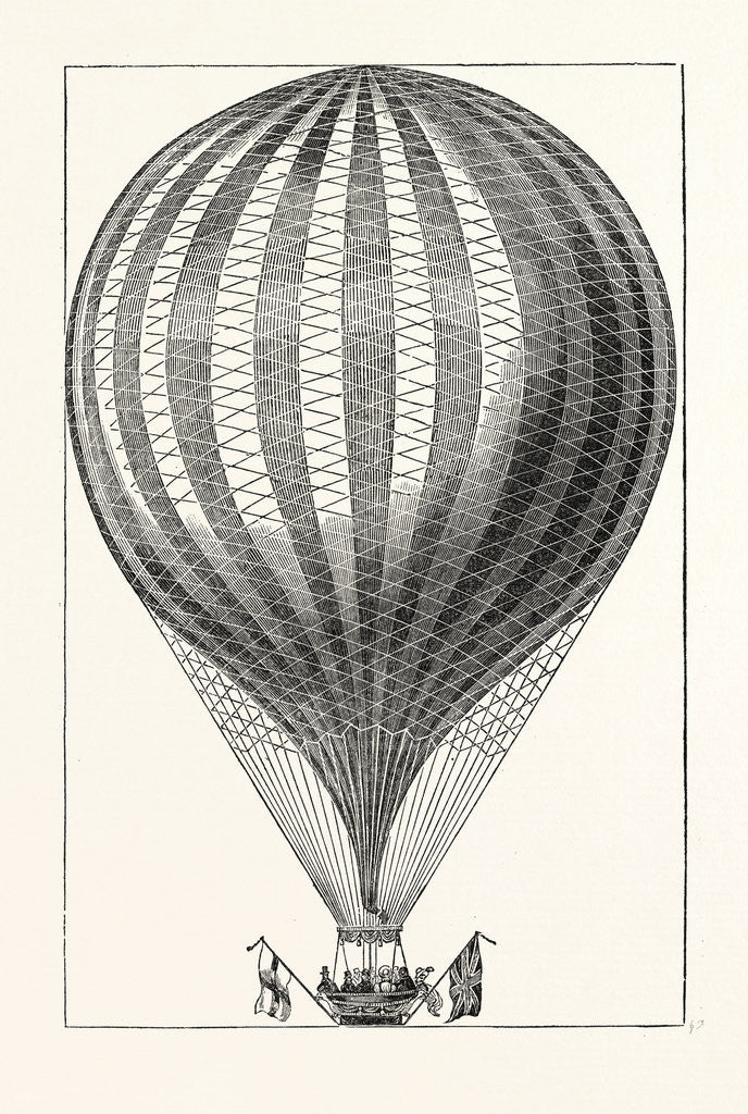 Detail of The Vauxhall Balloon by Anonymous