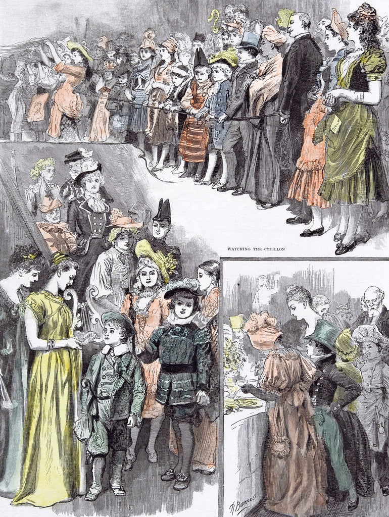 Detail of The Juvenile Fancy Dress Ball in 1891 by Anonymous