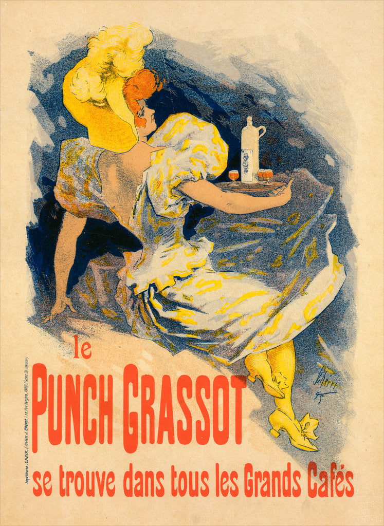 Detail of Poster for Punch Grassot by Jules Chéret