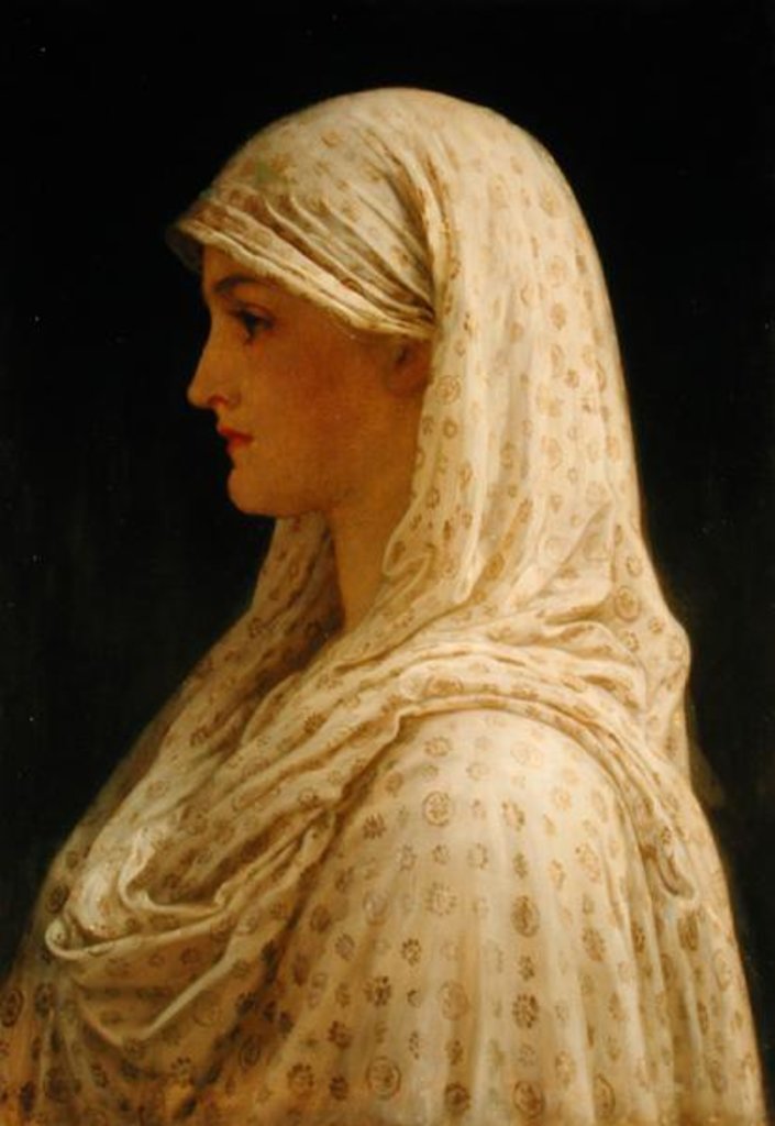 Detail of The Vestal, c.1882-83 by Frederic Leighton
