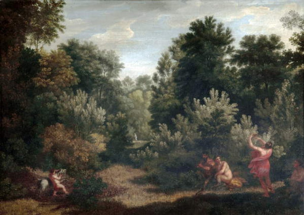 Detail of Classical Landscape by William Taverner