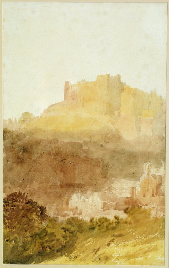 Detail of Durham Castle by Joseph Mallord William Turner