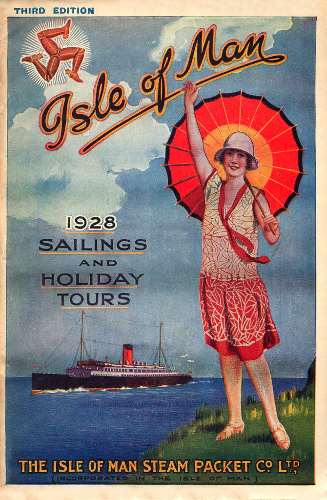 Detail of Sailings & Holiday Tours Season 1928 by Isle of Man Steam Packet Co. Ltd.