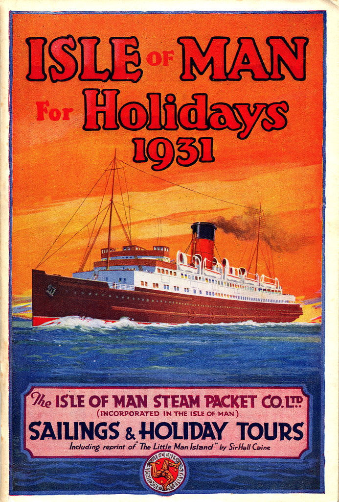 Detail of Sailings & Holiday Tours Season 1931 by Isle of Man Steam Packet Co. Ltd.