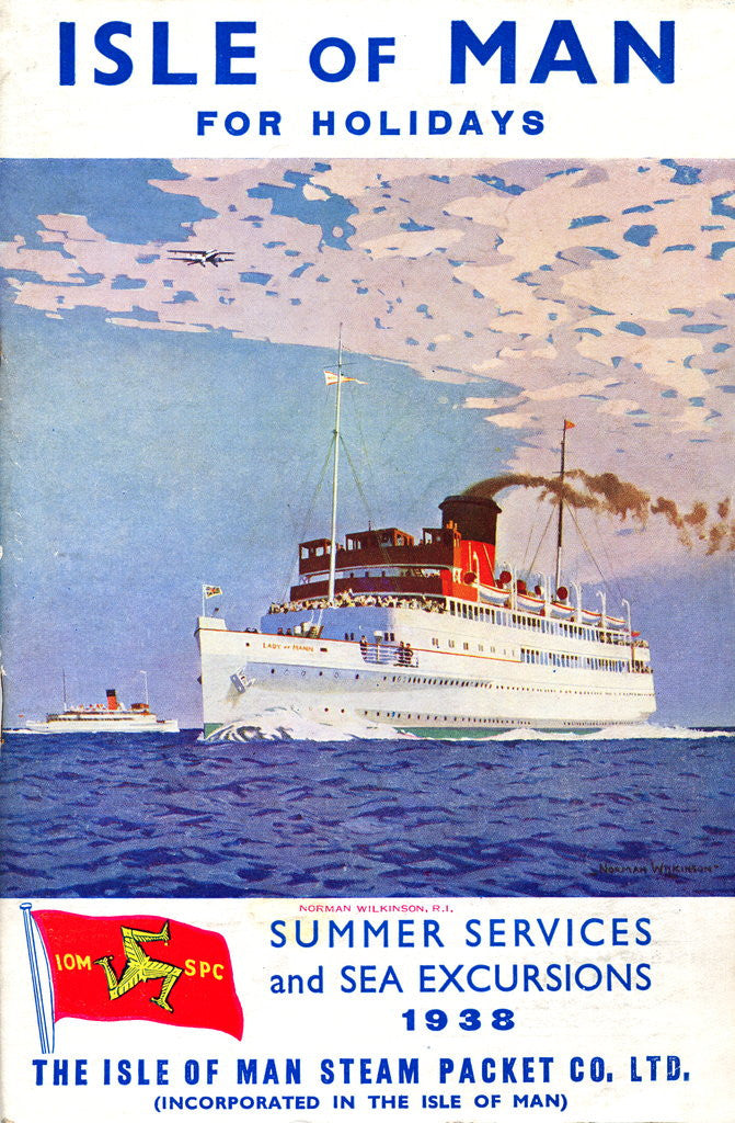 Detail of Sailings & Holiday Tours Season 1938 by Isle of Man Steam Packet Co. Ltd.