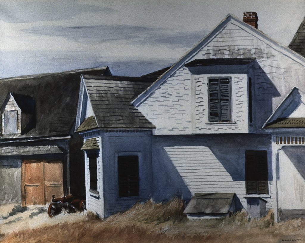 Detail of House on Pamet River by Edward Hopper