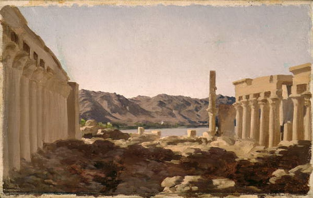 Detail of The Temple of Philae, 1868 by Frederic Leighton